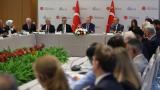 Cumhurbaşkanı Erdoğan ABD'li düşünce kuruluşu temsilcileriyle bir araya geldi