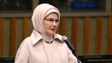 Emine Erdoğan'dan BM Genel Kurulu'nda "adaletin sesi" vurgusu
