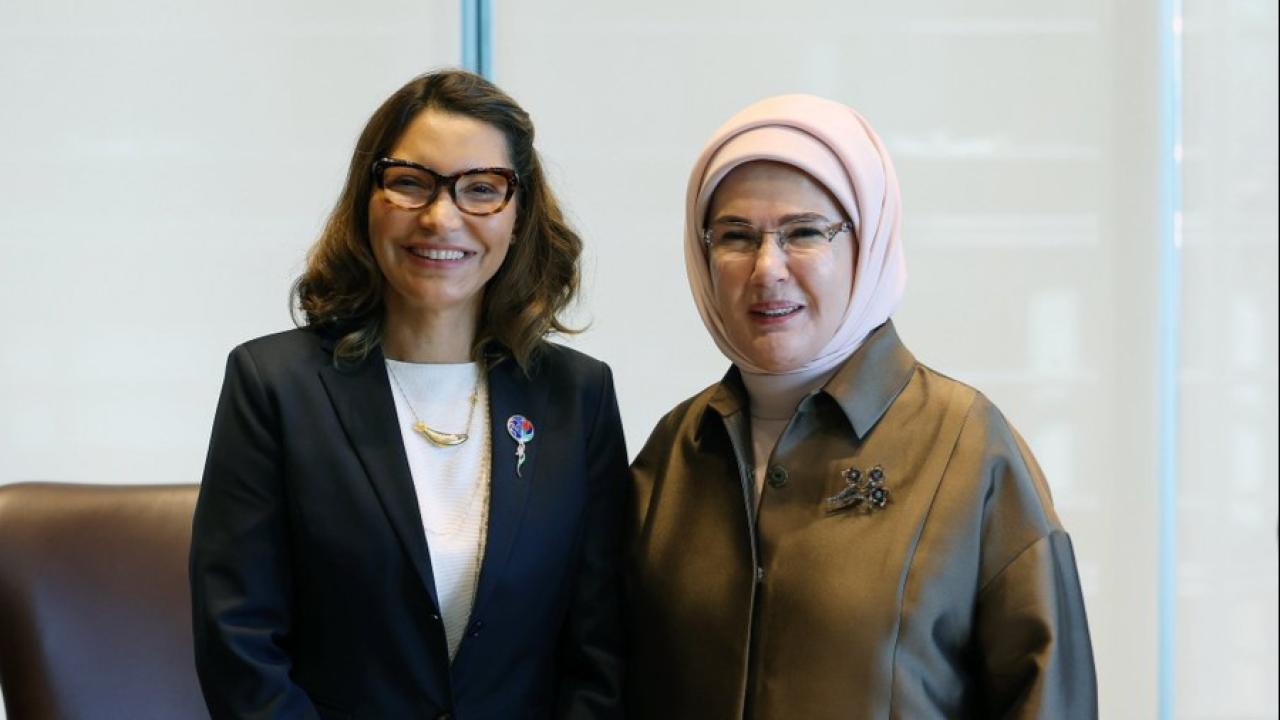Emine Erdoğan, Brezilya Devlet Başkanı'nın eşi Silva ile görüştü