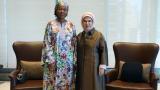 Emine Erdoğan Sierra Leone Cumhurbaşkanı'nın eşi ile görüştü