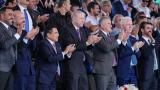Cumhurbaşkanı Erdoğan, 'Yağlı Güreş Cumhurbaşkanlığı Kupası' final müsabakasını izledi