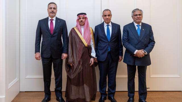 TürkiyeMısırPakistanSuudi Arabistan Dışişleri Bakanları Toplantısı düzenlendi haber görseli