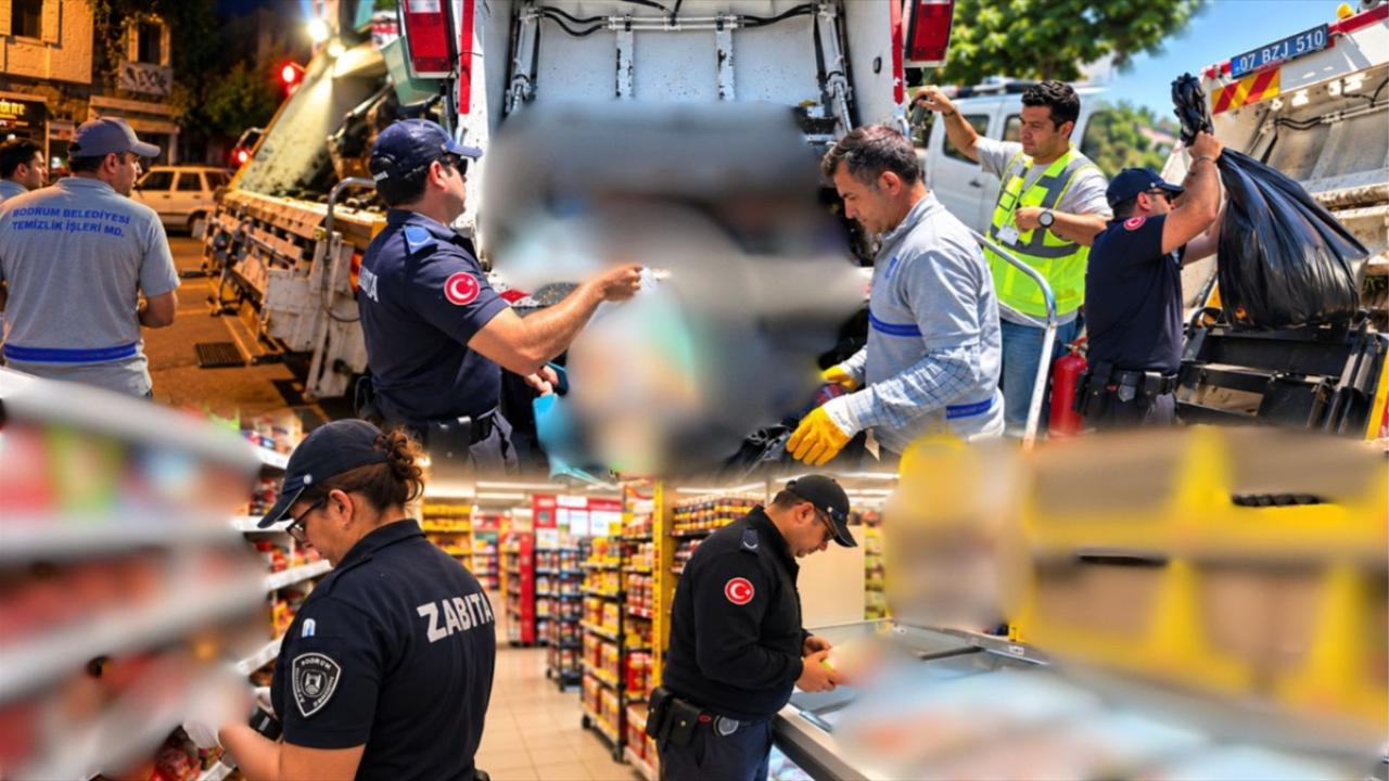 Bodrum'da market denetimlerinde 1 milyon 155 bin lira ceza