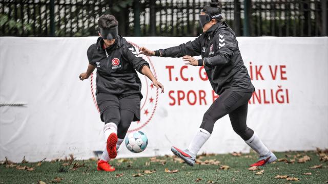 Görme Engelli Kadın Milli Futbol Takımı'nın Avrupa Şampiyonası'nda hedefi zirve