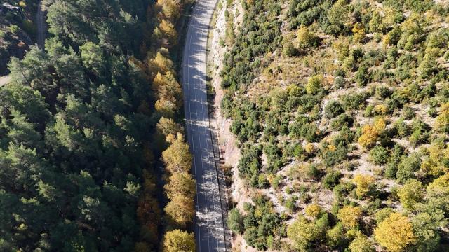 Isparta'nın yaylaları sonbaharın renklerine büründü