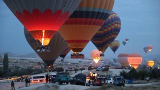 Kapadokya'da sonbahar Uzak Doğulu turistlerle hareketlendi