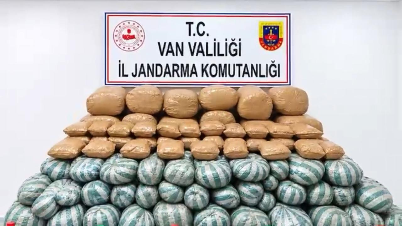 Van’da 517 kilogram uyuşturucu ele geçirildi