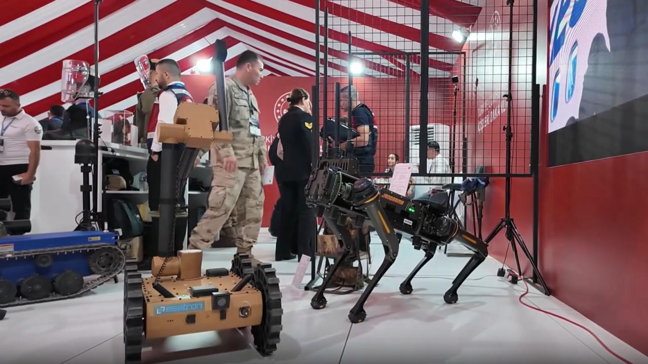 Jandarmanın yerli robotları TEKNOFEST Güneydoğu’da görücüye çıktı