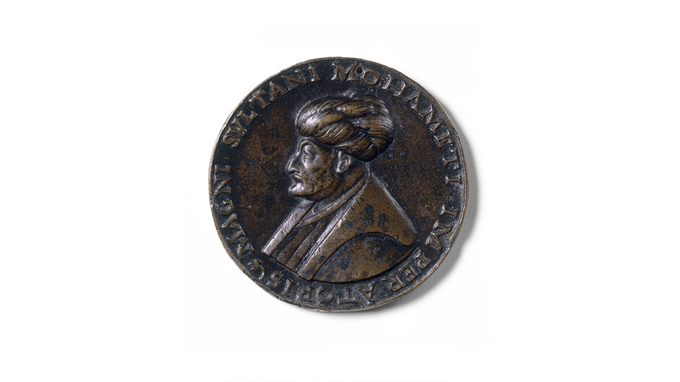 Fatih Sultan Mehmet tasvirli madalyon