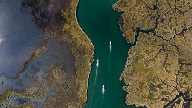Dalyan'ın eşsiz güzellikleri havadan görüntülendi