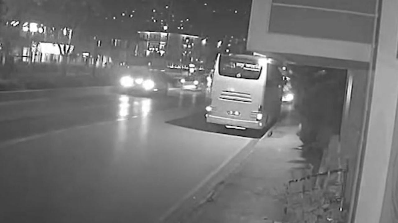 Kaza yapan otobüsün Bursa'dan hareket görüntüsü ortaya çıktı