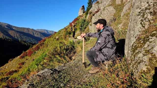Rize'nin yaylalarında sonbahar renkleri hakim oldu