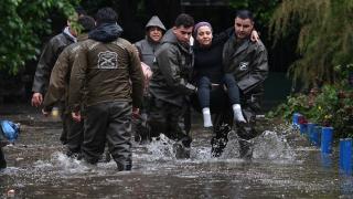 Santiago'da aşırı yağışlar nedeniyle kırmızı alarm verildi