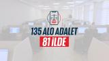 "Alo Adalet 135", tüm adliyelerde hizmete sunuldu
