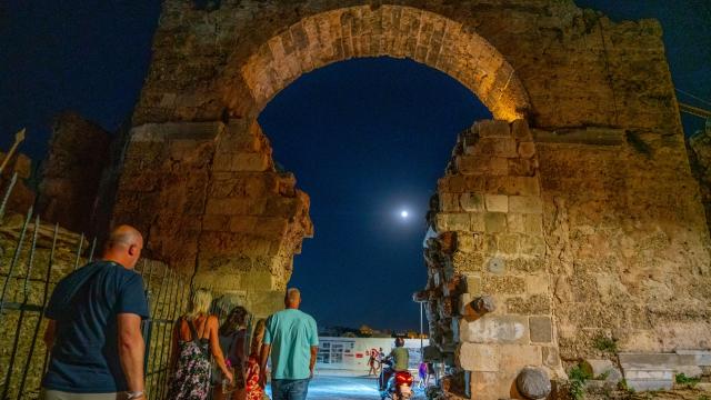Antalya'da bu yılki gece müzeciliği uygulaması sona erdi