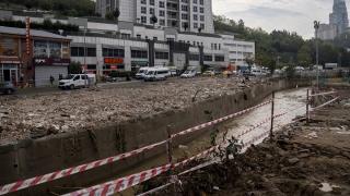Selden etkilenen Ayazağa'da ıslah çalışmaları sürüyor