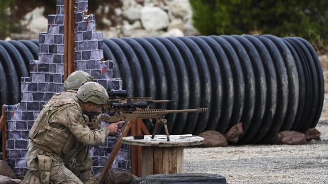 Boran-8 Uluslararası Keskin Nişancı Yarışması'nın seçkin gözlemci günü etkinlikleri yapıldı