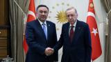 Cumhurbaşkanı Erdoğan, TDT Genel Sekreteri Ömüraliyev'i kabul etti