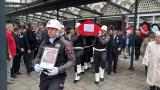 Rize'de hayatını kaybeden polis memuruna veda