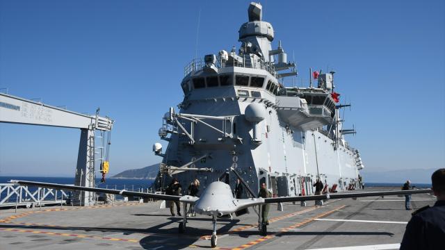 TCG Anadolu, Arnavutluk'ta Neptune Strike 2026 tatbikatına katıldı