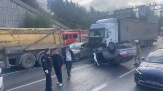 Bağcılar'da zincirleme kaza: Yaralılar var