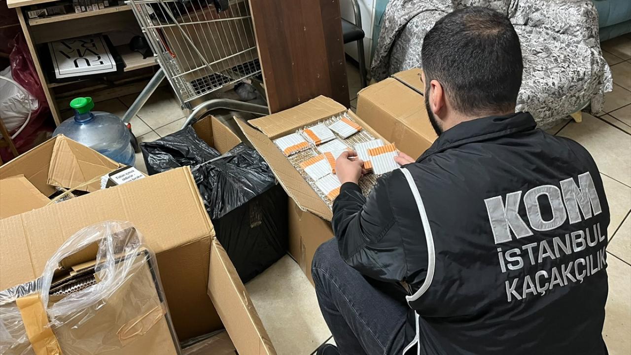 İstanbul’da kaçak tütün ticaretine operasyon