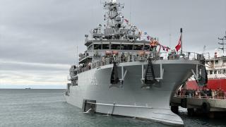 Tekirdağ'da arama kurtarma gemisi "TCG Işın" ziyarete açıldı
