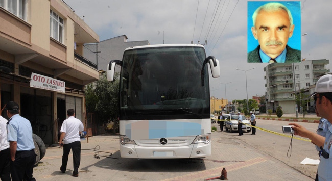 Kriko kaydı otobüsün altında kaldı