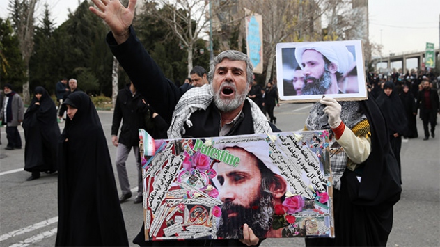 Şii din adamı Nemrin idamı İranda protesto edildi