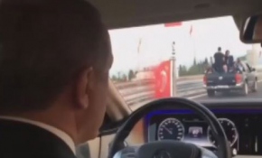 Cumhurbaşkanı Erdoğan, Osmangazi Köprüsü'nde test sürüşü yaptı