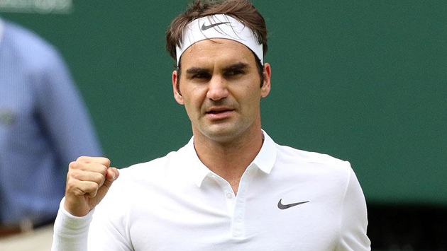 Federer Wimbledon'da adını yarı finale yazdırdı