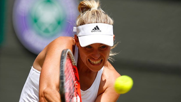 Kerber, Serena Williams ile karşılaşacak