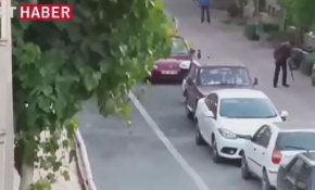 Kendini vurma anı kameralara yansıdı