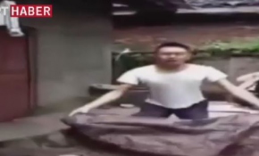 İllüzyon yapmak isterken rezil oldu