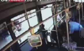 Arıların saldırısına uğrayan kadın otobüsle hastaneye götürüldü