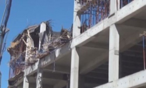 AVM inşaatında göçük