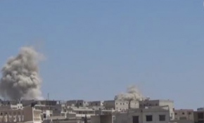 Suriye ordusu varil bombalı saldırı düzenledi