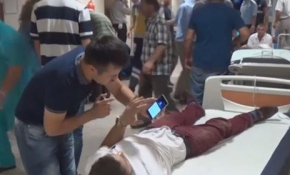 Yaralanan vatandaşlar tedavi altına alındı