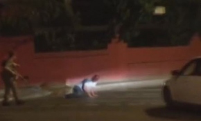 Acıbadem'de bir vatandaşın asker tarafından vurulma anı