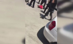 Başkentte polisten kaçan bir kişi vurularak gözaltına alındı