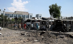 Jetler doğalgaz istasyonunu hedef almış