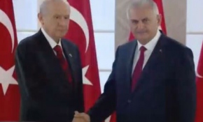 Başbakan Yıldırım, MHP Genel Başkanı Bahçeli ile görüştü