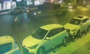 Tank vatandaşı böyle ezdi