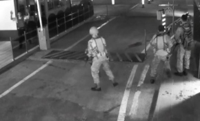 Türksat'a giriş görüntüleri kamerada