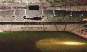 Darbecilere ait helikopter Vodafone Arena’ya böyle indi