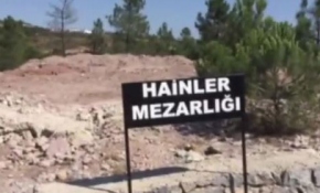 Hainler Mezarlığı'nda ilk defin yapıldı