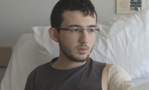 Tanka yumruğuyla karşı koydu