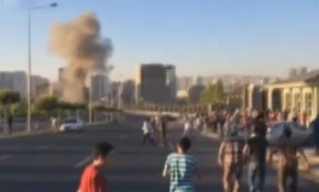 Cumhurbaşkanlığı Külliyesi önünden yeni görüntüler