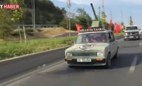 "Milletin Tankı" caddelerde