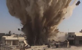 Muhalifler Esed'in karargahını havaya uçurdu